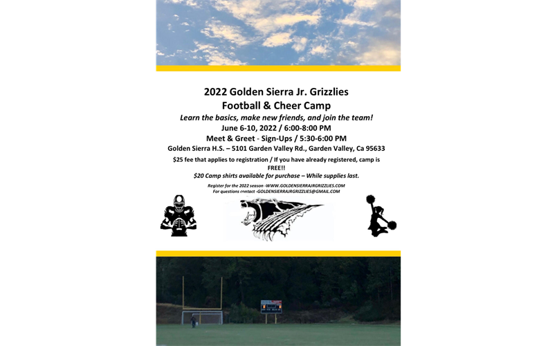 Jr Grizzly Summer Camp 2022